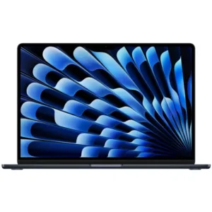 Apple Macbook Air 15" MQKW3 Apple M2 Chip 8 Core CPU 10 Core GPU 8GB 256GB SSD 15.3" IPS Retina Display with True Tone Backlit Magic Keyboard Touch ID (Midnight, 2023)